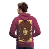 Medusa - burgundy