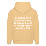 DON'T BE Hoodie - light yellow