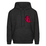 HEART AWARENESS Hoodie - charcoal grey