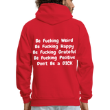 DON'T BE Hoodie - red