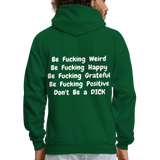 DON'T BE Hoodie - forest green
