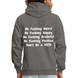 DON'T BE Hoodie - asphalt gray