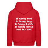 DON'T BE Hoodie - red