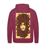 Medusa - burgundy