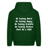 DON'T BE Hoodie - forest green