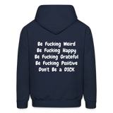 DON'T BE Hoodie - navy