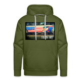 Train Art - olive green