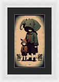 Elephant Pack - Framed Print