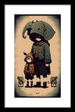 Elephant Pack - Framed Print