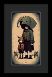 Elephant Pack - Framed Print