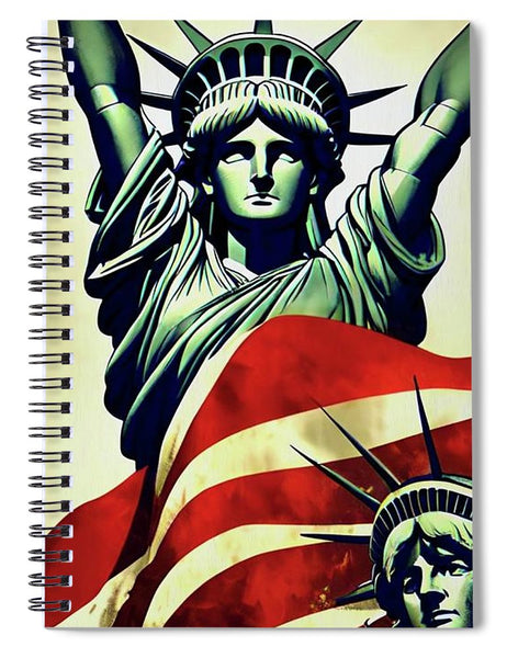 Freedom - Spiral Notebook
