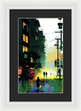 Pleasant Walk - Framed Print