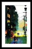 Pleasant Walk - Framed Print