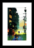 Pleasant Walk - Framed Print