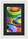 Round and Round - Framed Print