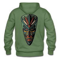 AFRICAN MASK - military green
