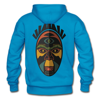 AFRICAN MASK 3 Hoodie - turquoise