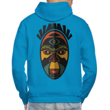 AFRICAN MASK 3 Hoodie - turquoise