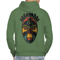 AFRICAN MASK 3 Hoodie - military green