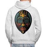 AFRICAN MASK 5 Hoodie - light heather gray