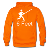 6 Feet Hoodie - orange