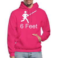 6 Feet Hoodie - fuchsia