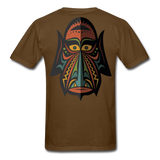 AFRICAN MASK 4 - brown