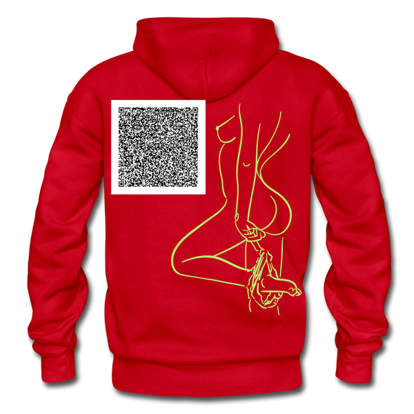 CHECK IT OUT Short Story Hoodie - red