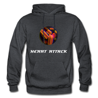 HEART ATTACK Hoodie - charcoal grey