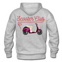 SCOOTER CLUB Hoodie - heather gray
