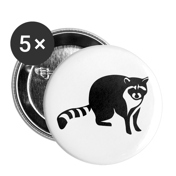 CUTTLES Buttons small 1'' (5-pack) - white