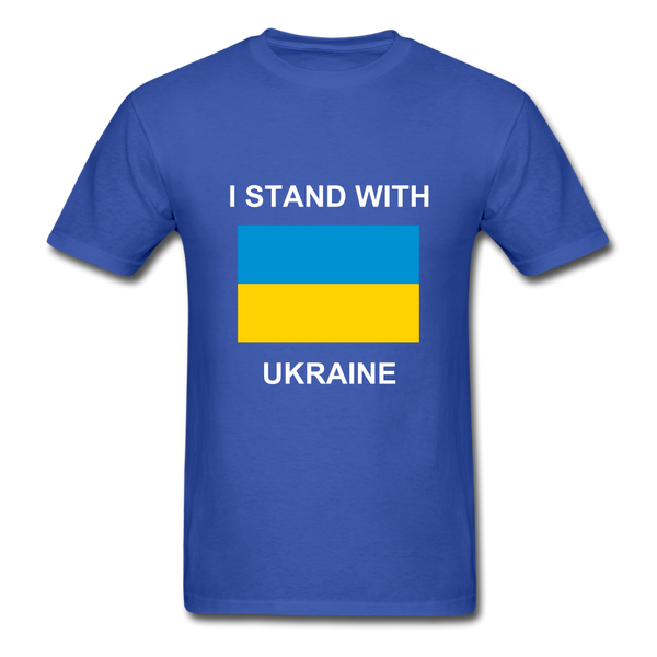 I STAND WITH UKRAINE - royal blue
