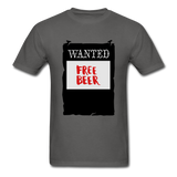FREE BEER - charcoal
