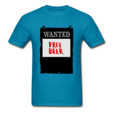 FREE BEER - turquoise