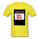 FREE BEER - yellow