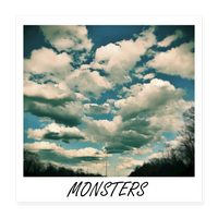 MONSTERS Poster 16x16 - white
