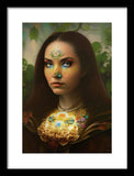The Traveler Mona Lisa 2233 - Framed Print