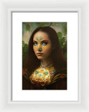 The Traveler Mona Lisa 2233 - Framed Print