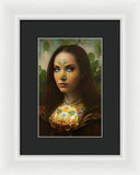 The Traveler Mona Lisa 2233 - Framed Print