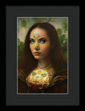 The Traveler Mona Lisa 2233 - Framed Print