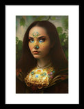 The Traveler Mona Lisa 2233 - Framed Print