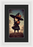 Young Halloween - Framed Print
