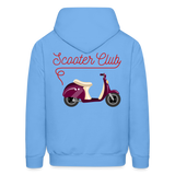 SCOOTER CLUB Hoodie - carolina blue