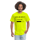 PLEASE WAIT - safety green
