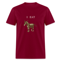 I EAT - burgundy