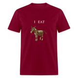 I EAT - burgundy