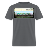 Train Art - charcoal