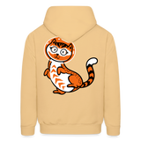 SPACE CAT Hoodie - light yellow