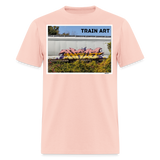 Train Art - blush pink 