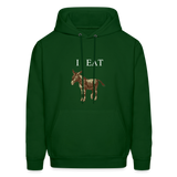 I EAT Hoodie - forest green